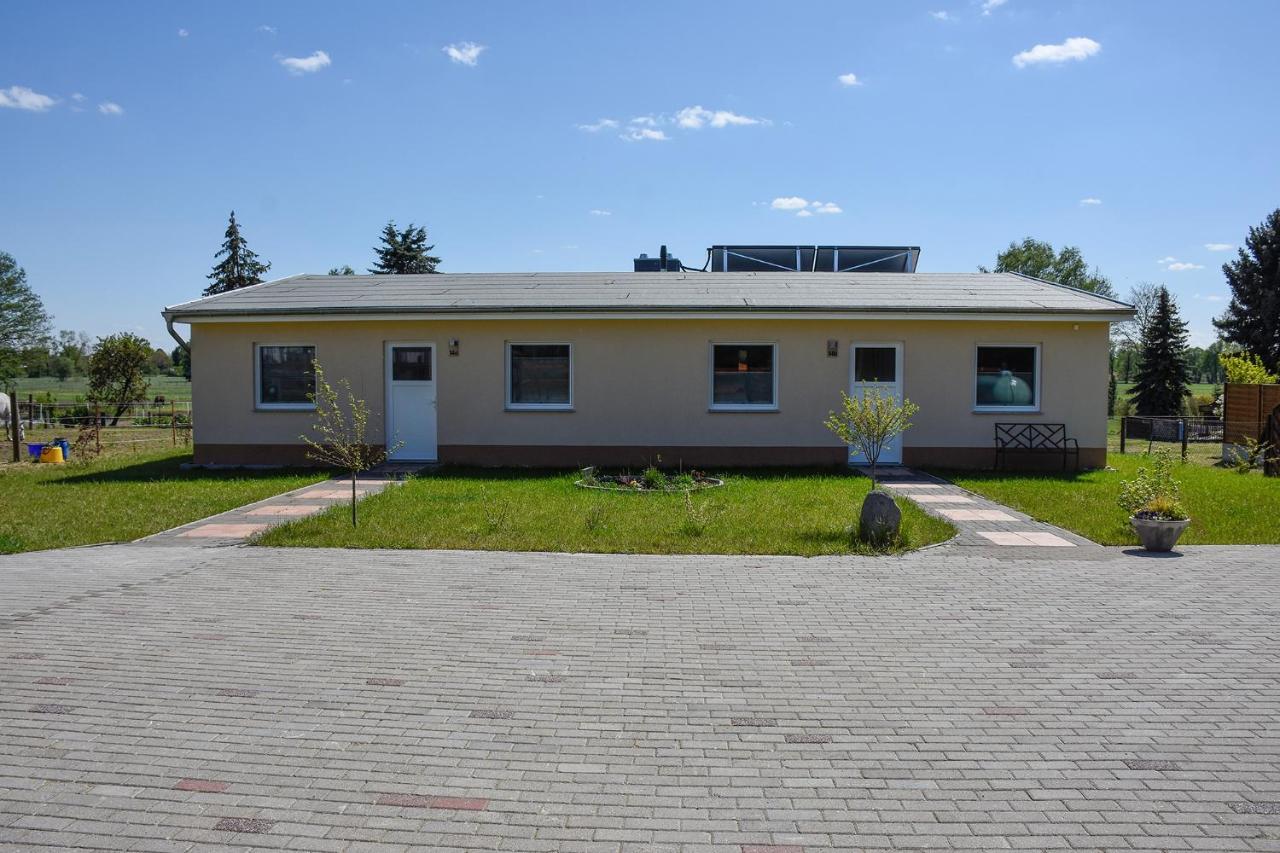 Barrierefreie Ferienwohnung Trueben Bornum Bagian luar foto