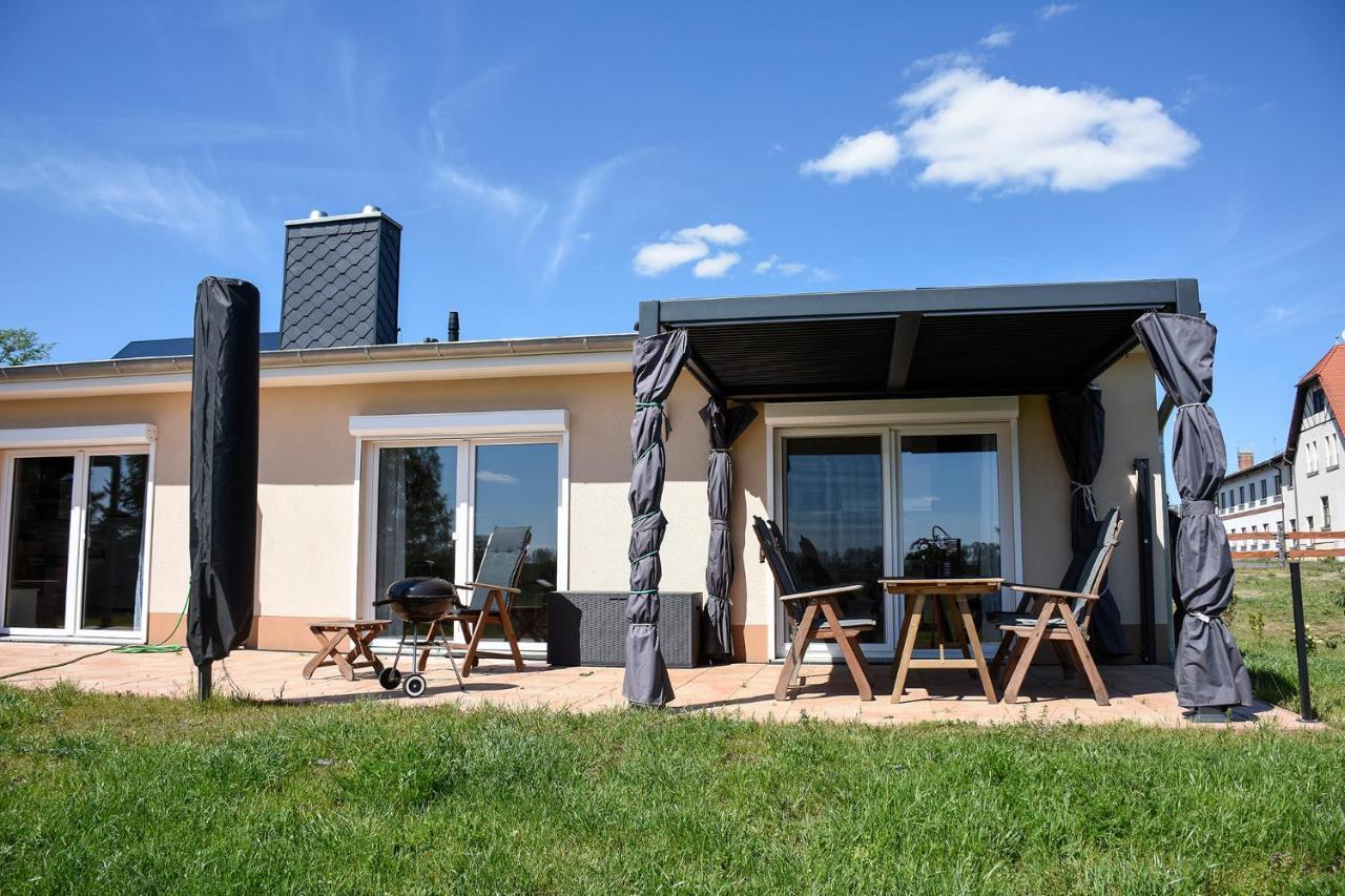 Barrierefreie Ferienwohnung Trueben Bornum Bagian luar foto
